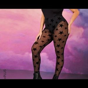 Mesh and star festival pants